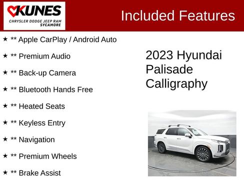 Used 2023 Hyundai Palisade Calligraphy image 3