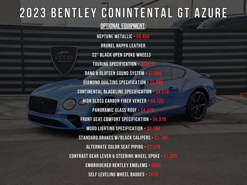 Used 2023 Bentley Continental GT Azure image 5