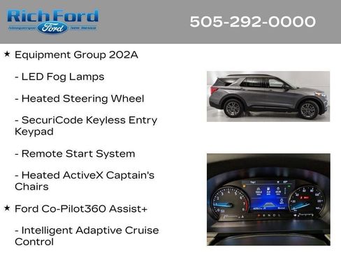 Certified 2024 Ford Explorer XLT w/ Equipment Group 202A RWD image 15