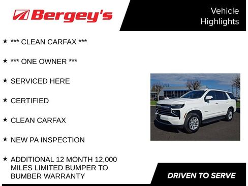 Certified 2025 Chevrolet Tahoe LT AWD/4WD image 4
