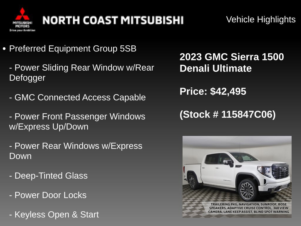 Used 2023 GMC Sierra 1500 Denali Ultimate AWD/4WD image 2