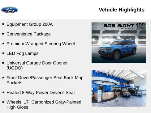 New 2025 Ford Bronco Sport Big Bend w/ Convenience Package image 2