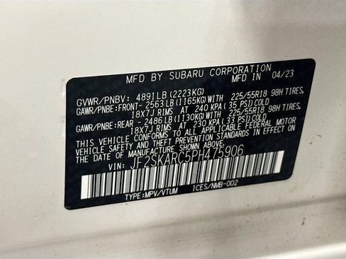 Certified 2023 Subaru Forester Touring AWD/4WD image 31