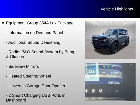Used 2023 Ford Bronco Wildtrak AWD/4WD image 12