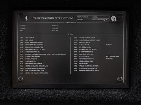 Certified 2024 Ferrari Roma Spider RWD image 24