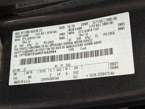 Used 2019 Ford F150 XLT w/ Equipment Group 302A Luxury image 16