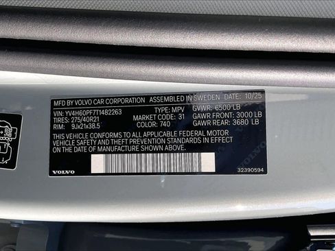 New 2026 Volvo XC90 T8 Ultra w/ Protection Package Premier image 37