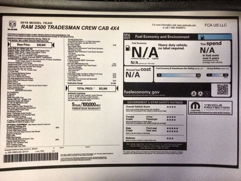 Used 2018 RAM 2500 Tradesman w/ Chrome Appearance Group image 37