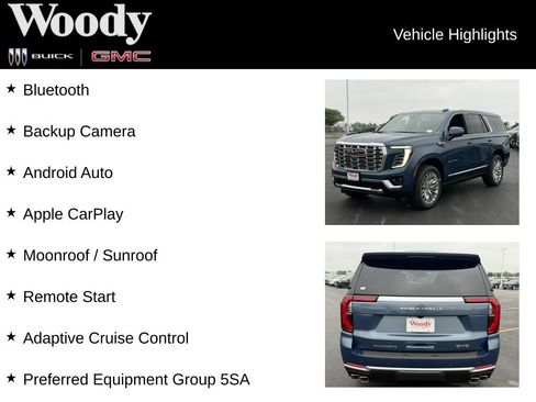 New 2026 GMC Yukon Denali w/ Sun & Power Step Package AWD/4WD image 3