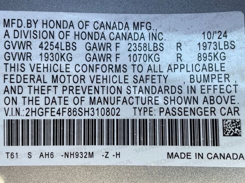 Used 2025 Honda Civic Sport image 30