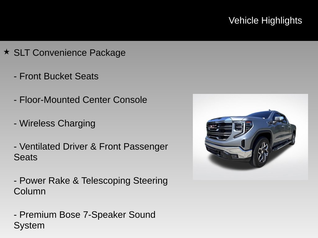 Used 2023 GMC Sierra 1500 SLT w/ SLT Premium Package AWD/4WD image 6