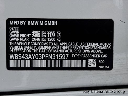 Used 2023 BMW M3 Competition w/ Executive Package image 33