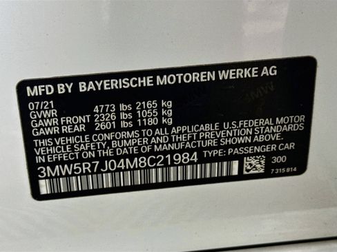 Used 2021 BMW 330i xDrive Sedan w/ Premium Package AWD/4WD image 30