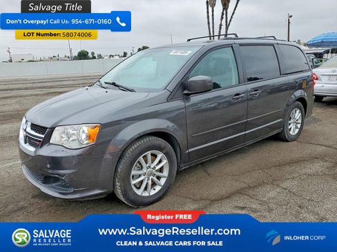 Used 2016 Dodge Grand Caravan SXT FWD image 1