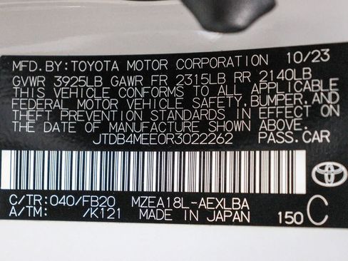 Certified 2024 Toyota Corolla LE w/ LE Convenience Package FWD image 31