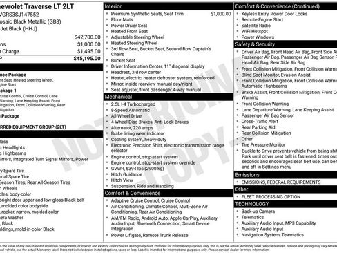 Used 2025 Chevrolet Traverse LT image 6