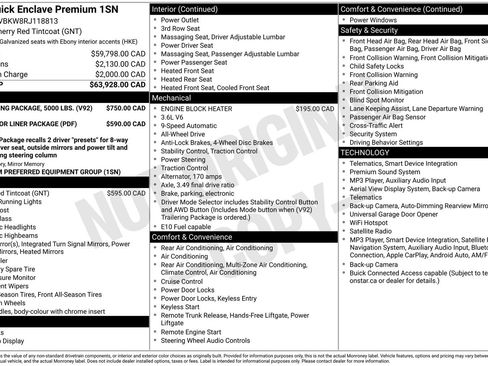Used 2024 Buick Enclave Premium w/ Trailering Package, 5000 lbs. AWD/4WD image 3