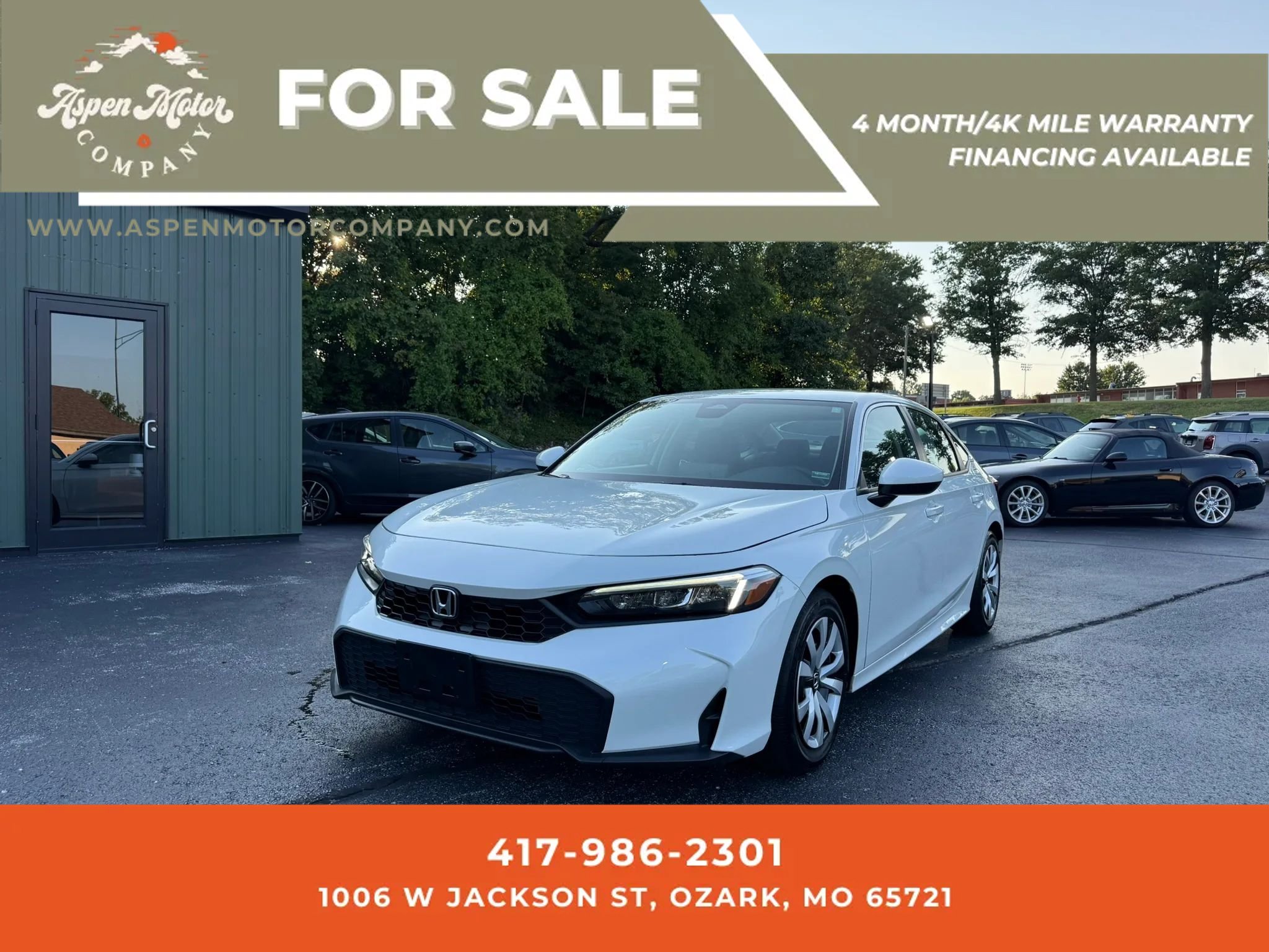 Used 2025 Honda Civic LX image 1