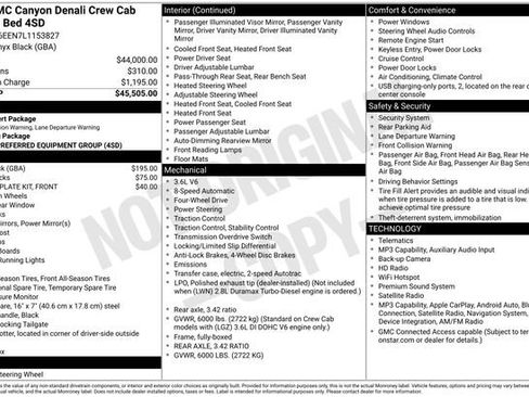 Used 2020 GMC Canyon Denali AWD/4WD image 20