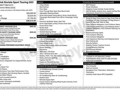 Used 2026 Buick Envista Sport Touring w/ Convenience I Package FWD image 34
