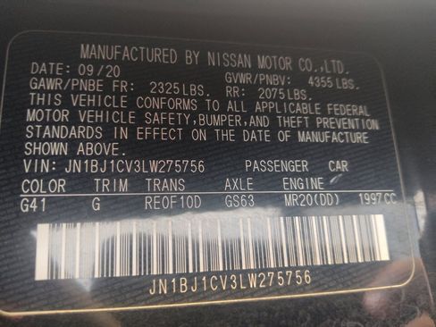 Used 2020 Nissan Rogue Sport S w/ Appearance Package FWD image 33