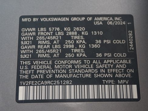 Used 2024 Volkswagen Atlas Cross Sport SEL Premium R-Line image 42