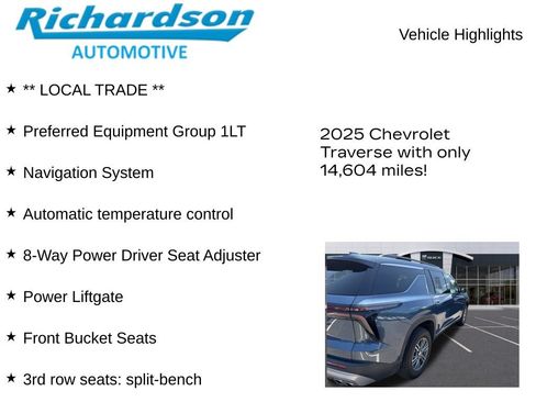 Used 2025 Chevrolet Traverse LT FWD image 10