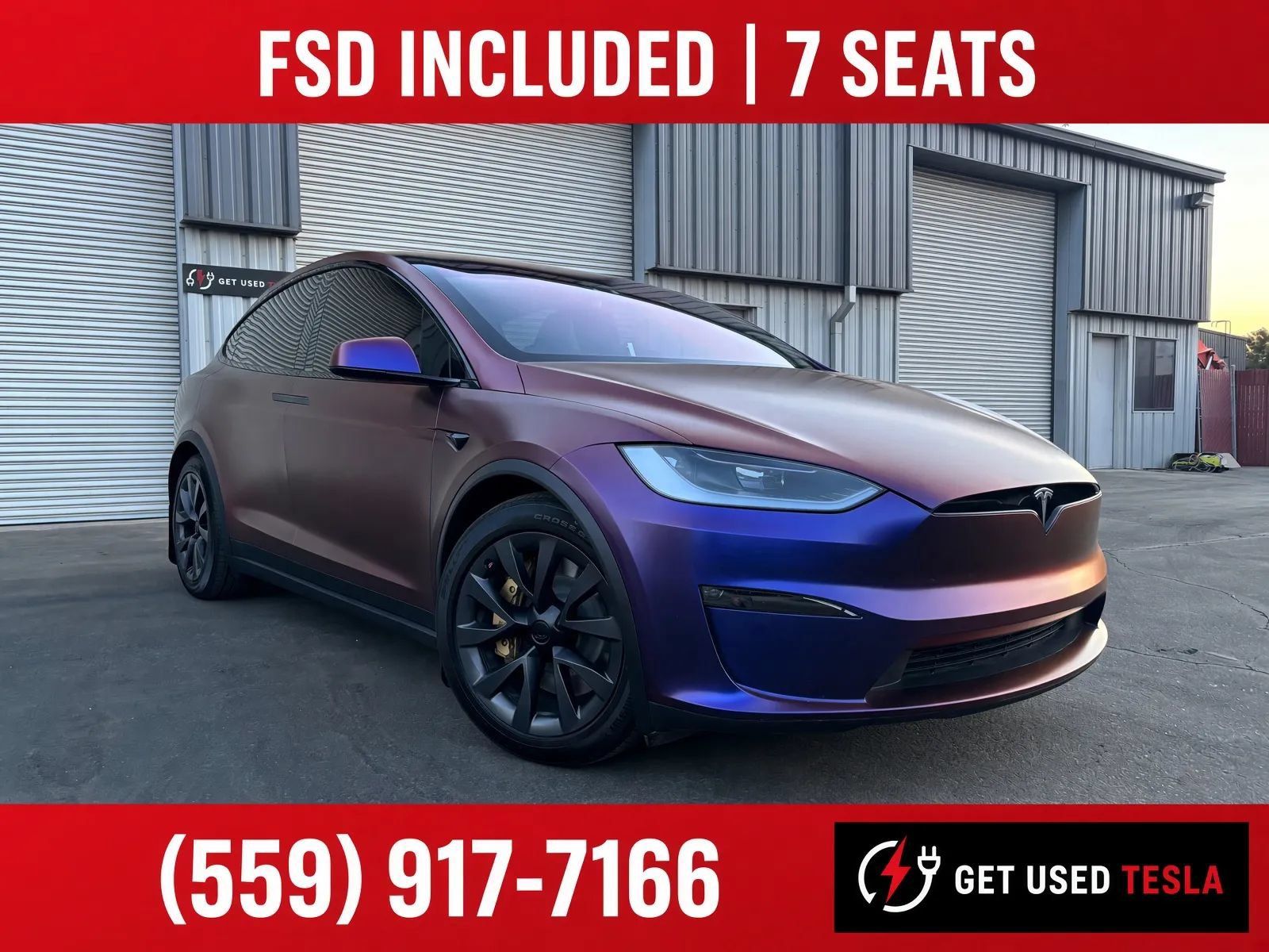 Used 2024 Tesla Model X AWD/4WD image 1