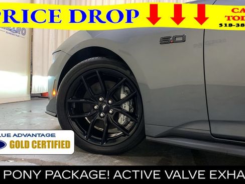 Certified 2025 Ford Mustang GT Premium w/ Mustang Nite Pony Package RWD image 35