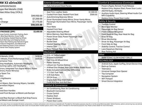 Certified 2025 BMW X3 xDrive30i w/ Premium Package image 11