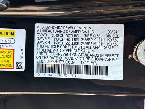 Certified 2024 Honda CR-V Sport Touring image 29