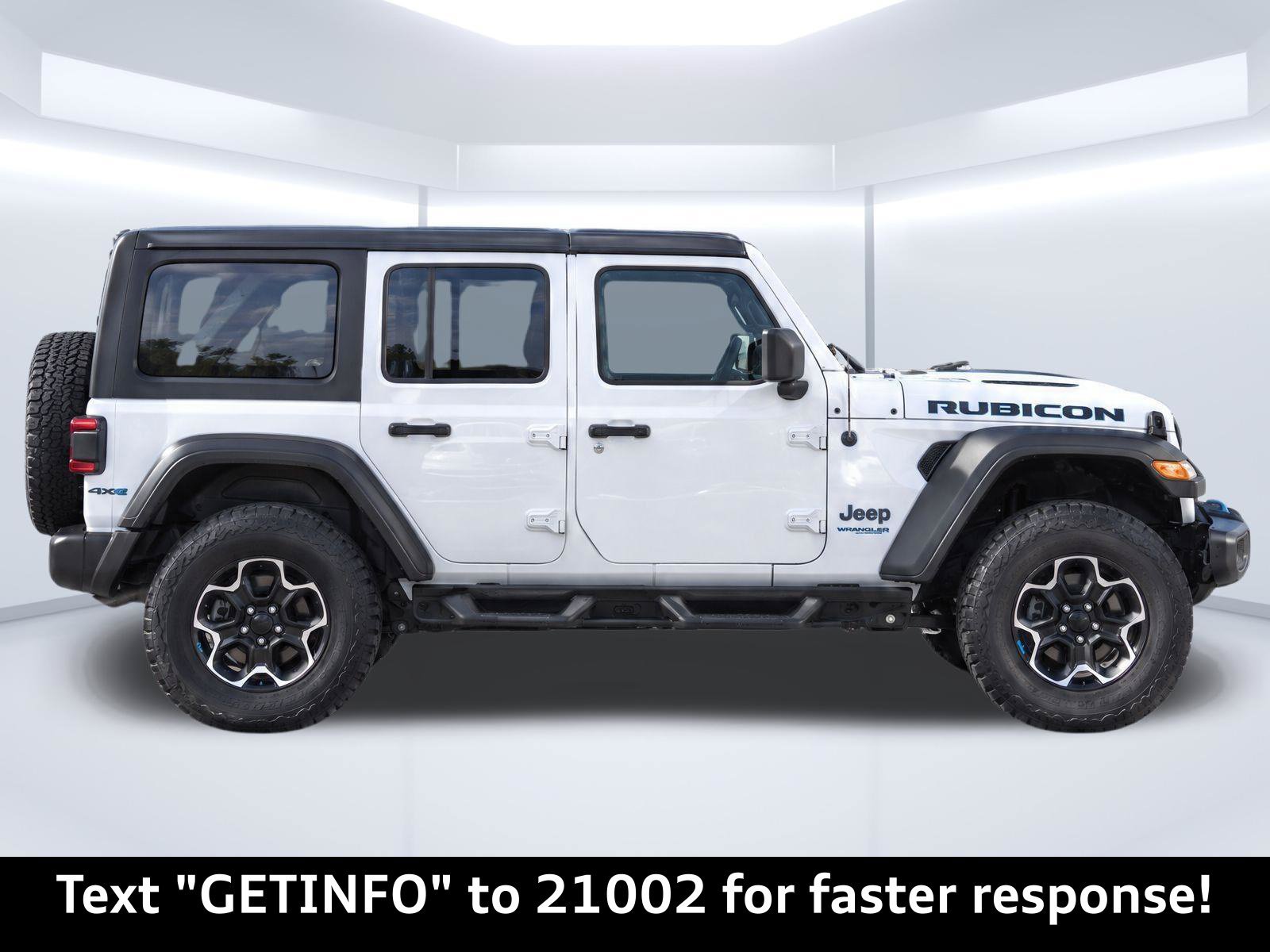 Used 2023 Jeep Wrangler Unlimited Rubicon 4xe AWD/4WD image 3