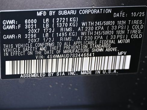 New 2025 Subaru Ascent Touring image 21