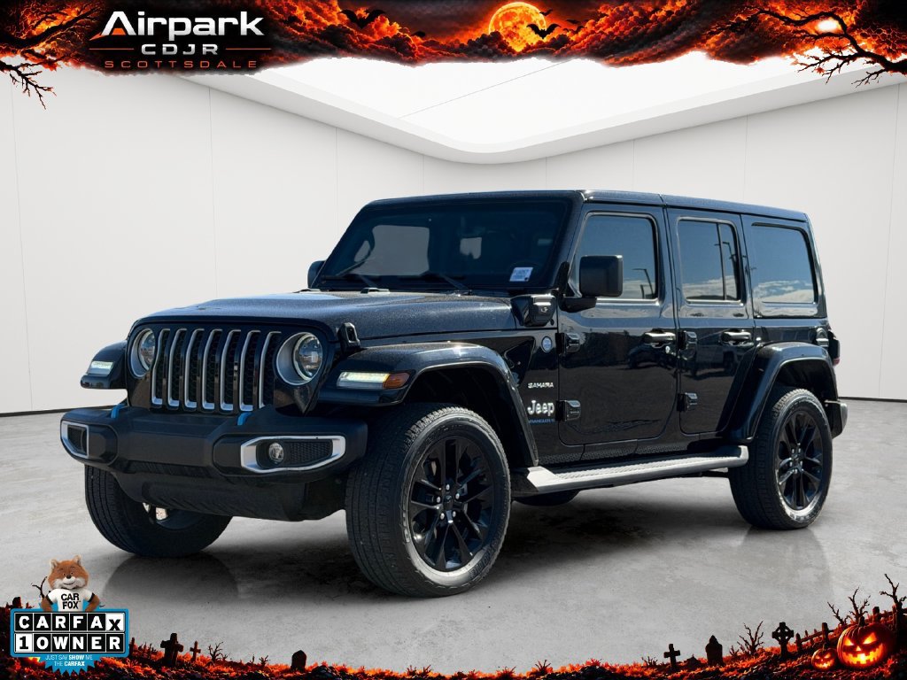 Certified 2023 Jeep Wrangler Unlimited Sahara w/ Cold Weather Group AWD/4WD image 1