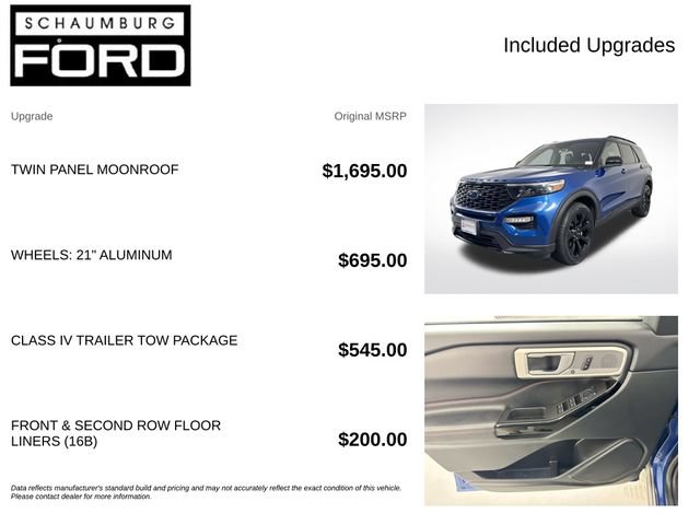 Used 2023 Ford Explorer ST-Line w/ Class IV Trailer Tow Package AWD/4WD image 4