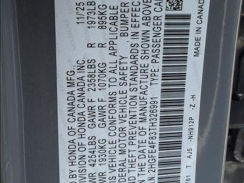 Used 2026 Honda Civic FWD Hybrid Sedan image 25