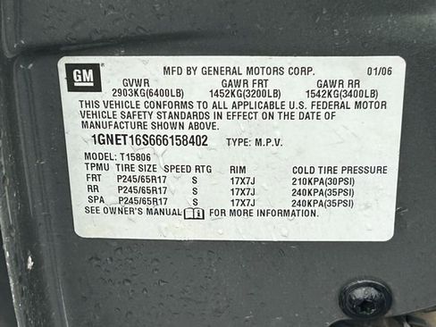 Used 2006 Chevrolet TrailBlazer 4WD w/ LS Preferred Equipment Group image 14