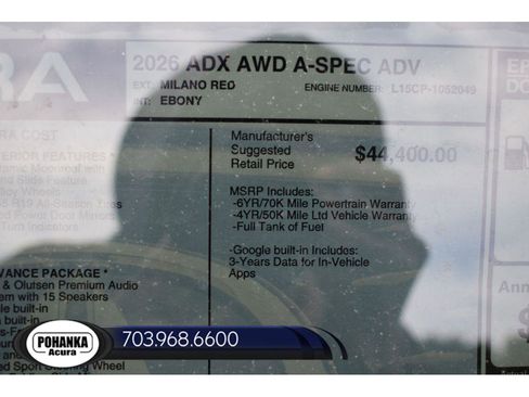 New 2026 Acura ADX A-Spec AWD/4WD image 39