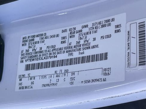 Used 2020 Ford F150 XLT w/ Equipment Group 301A Mid AWD/4WD image 29