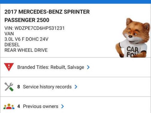 Used 2017 Mercedes-Benz Sprinter 2500 image 4
