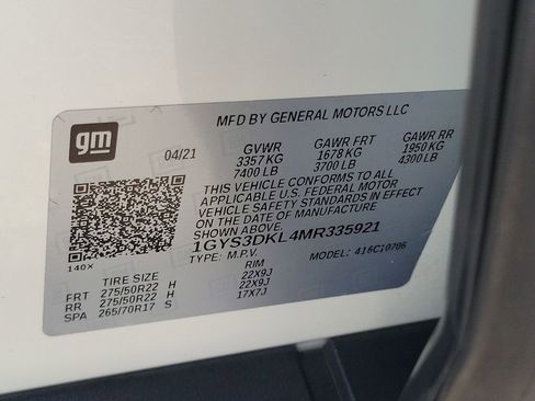 Certified 2021 Cadillac Escalade Premium Luxury Platinum image 33