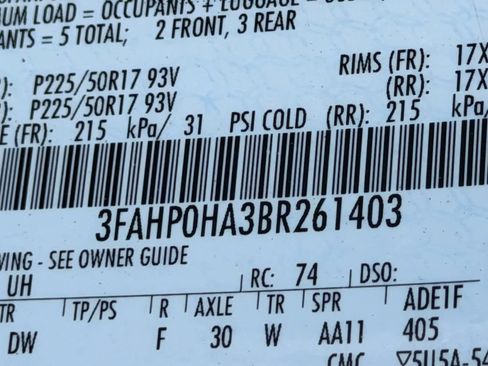 Used 2011 Ford Fusion SE w/ 202A Rapid Spec Order Code image 22