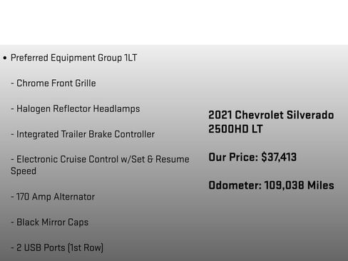 Used 2021 Chevrolet Silverado 2500 LT w/ All Star Edition AWD/4WD image 18