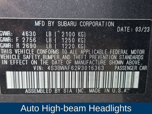 Used 2023 Subaru Legacy Premium AWD/4WD image 10
