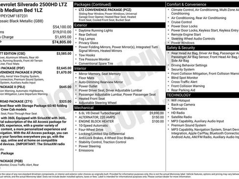 Used 2021 Chevrolet Silverado 2500 LTZ w/ Carhartt Edition AWD/4WD image 12