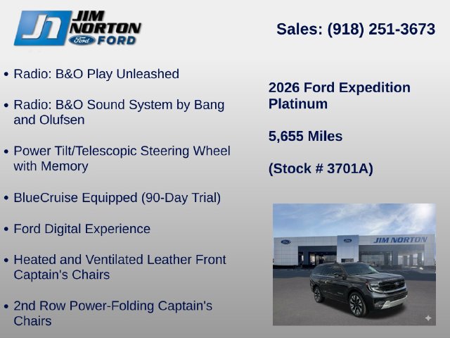 Used 2026 Ford Expedition Platinum w/ Driver's Package AWD/4WD image 31