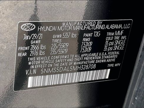 Used 2021 Hyundai Santa Fe Calligraphy AWD/4WD image 37