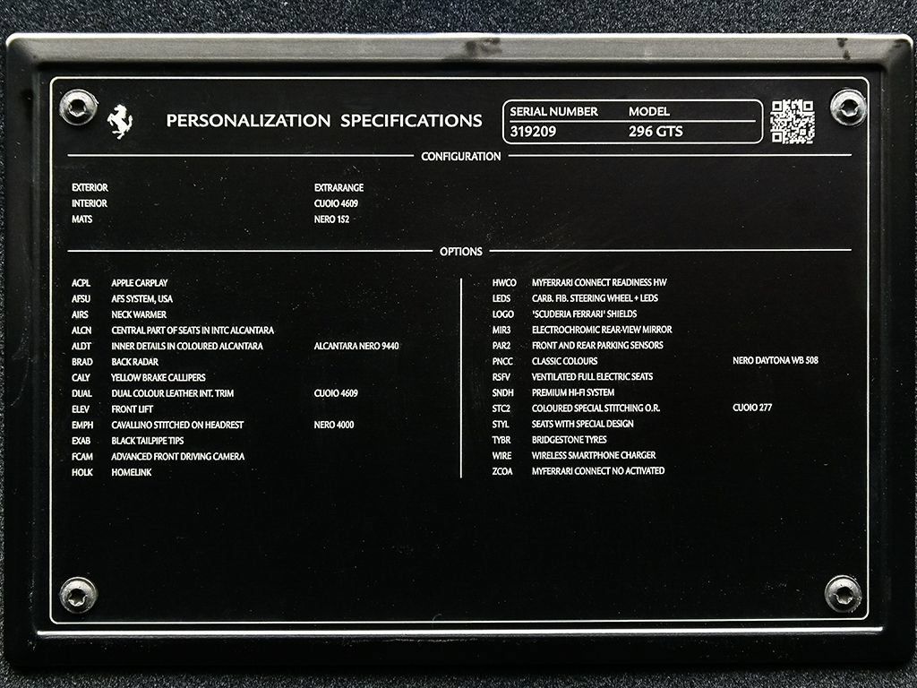 Certified 2025 Ferrari 296 GTS RWD image 38
