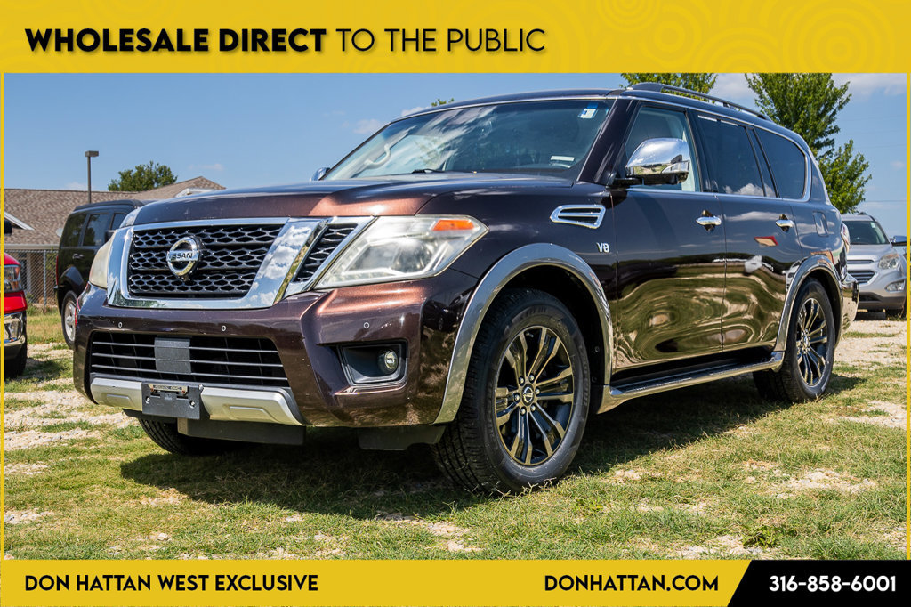 Used 2017 Nissan Armada Platinum w/ Captain Seat Package AWD/4WD image 1