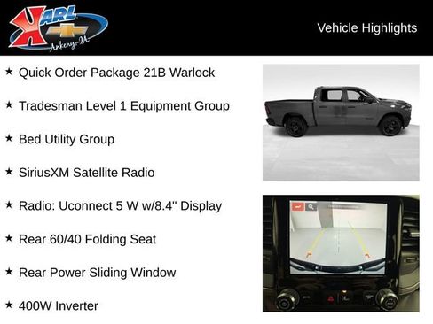 Used 2025 RAM 1500 Warlock AWD/4WD image 2